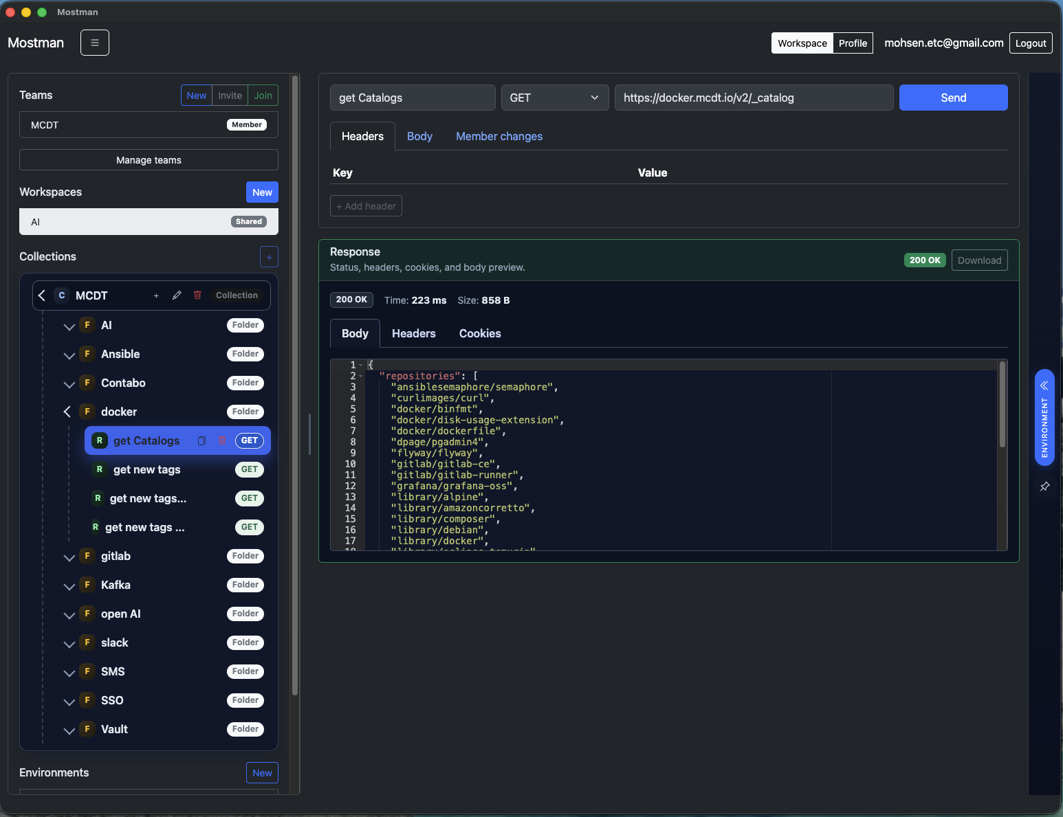 Mostman desktop application
